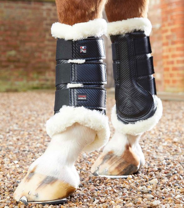 Hovedbilde Premier Equine Techno Wool Brushing Boots Black